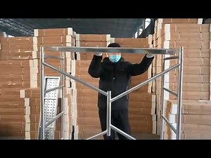 Folding scaffolding/working platform are in vogue