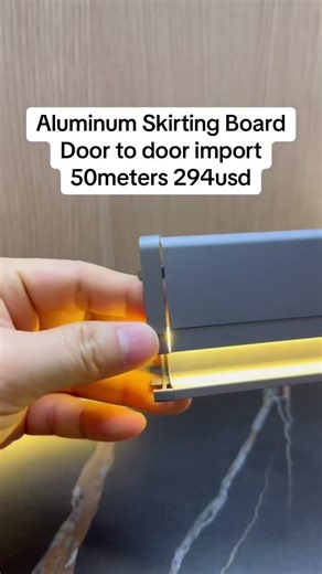 Aluminum skirting board installation guide#homedecor #design #interiordesign #exterior #skirting