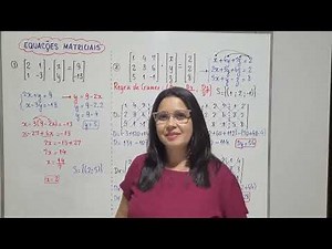 EXERCÍCIOS DE EQUAÇÕES MATRICIAIS E SISTEMAS DE EQUAÇÕES