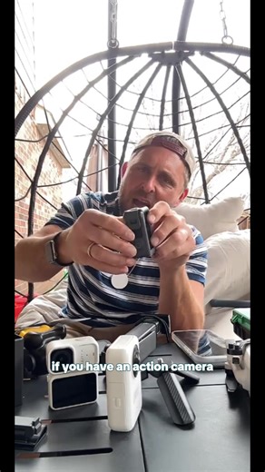 Xtra Atto Wearable 4K Action Camera, 54 g, Light and Compact, 1/1.3″ Sensor, 4K/60fps Video, 220‑Min Max Recording, 5-Min Pre-Recording, Built-in Stabilization, 128GB Storage, 600MB/s Fast Transfer