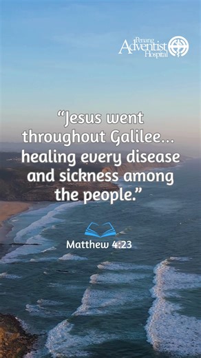 “Jesus went throughout Galilee… healing every disease and sickness among the people.” - Matthew 4:23 Happy Sabbath! #penangadventisthopsital #Sabbath #HappySabbath | Penang Adventist Hospital