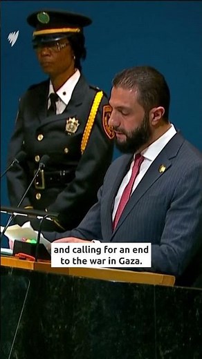 The first Syrian leader to address UN in six decades