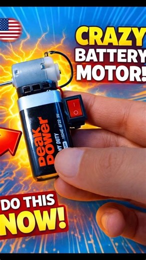 🤯How Fast Can a 9V DC Motor Go? INSANE Results! 🚀 #diy #dcmotor #engineering #shorts #science