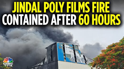 3.3K views | #WATCH | The fire at the Nashik plant of Jindal Poly Films’ subsidiary has been contained after over 60 hours. Reports suggest that the blaze affected 90% of the plant’s production. However, the exact cause is yet to be determined. #Nashik #JindalPolyFilms #FireAlert #NashikFire #IndustrialAccident #cnbctv18digital | CNBC-TV18 | Facebook