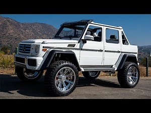 Custom Convertible G Wagon 4x4 Squared Mercedes Benz.