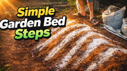 Easy garden bed DIY | Perfect for new gardeners