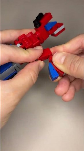 Lego Optimus Prime Transformation Stop Motion Build #shorts #optimusprime #transformation
