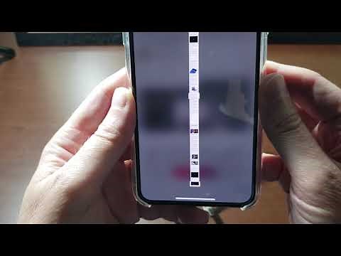 iOS 13 how to take a scrolling screenshot.