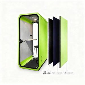 [Hot Item] Soundproof Booth Modular Portable Modular Office Phone Pod Office Booth