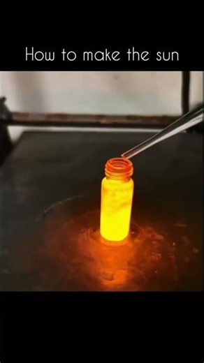 How to make the sun😬 #sun #chemistry #nasa #science
