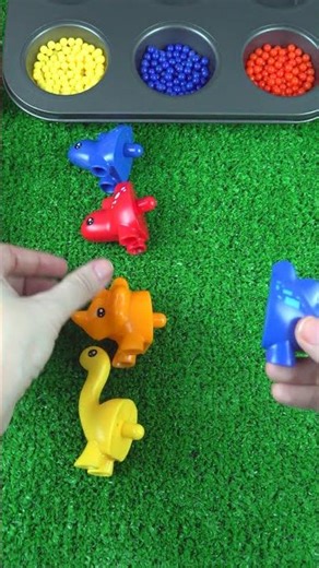 Creativity Through Colors 🦕💟✨ #sorting #asmr