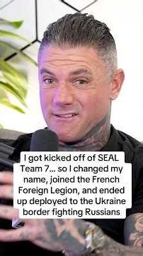 He left seal team 7 to go fight in Ukraine 😮 #military #realstory