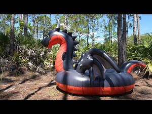Duke the Inflatable Ride-On Dragon Pool Float