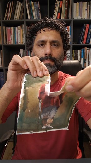 Torn Painting #12 – Art That Had to End | Entropigment Shorts