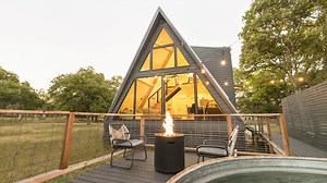 Modern 1,500 sq ft Scandinavian A-frame tour