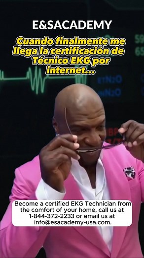 Ready to decode hearts like a pro? 📈 Get certified as an EKG Technician with E&S Academy! Our online course is designed to help you master the skills and knowledge you need. 🩺✨ For more information about our online courses call us at 1-844-372-2233 or Visit us at www.esacademy-usa.com #OnlineStudy #OnlineCourses #HealthcareEducation #EKGTechnician #MedicalTraining #CareerGoals #HealthcareProfessionals #USHealthcare #StudyOnline | E&S Academy I Quality Healthcare Training Programs