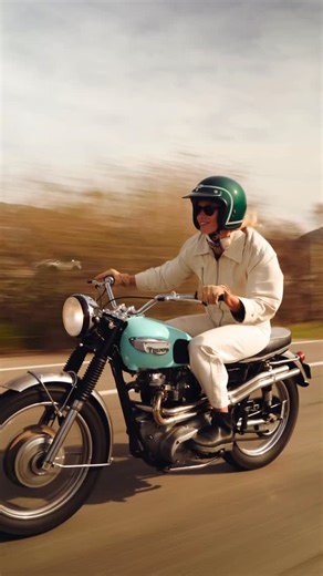 JANINE on Instagram: "Nothing beats this kind of morning. Taking my daily @timeline_longevity Mitopure so I can keep up with my 61 year old Triumph #timelinepartner"