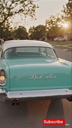 This 1957 Chevrolet's bell#MuscleCars #oldcars #classiccars