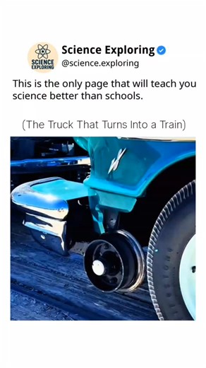Science on Instagram: "This incredible dual-mode truck can run both on roads and railway tracks! Designed for efficiency and flexibility, it switches between the two in just minutes. A perfect blend of engineering innovation and transport technology — showing how science keeps redefining mobility. 🚛🚆✨ . . . #scienceexploring #innovation #engineeringmarvel #technology #futuretransport #traintruck #railroadinnovation #smartengineering #sciencetech #amazinginventions #techfacts #sciencevideos #tr