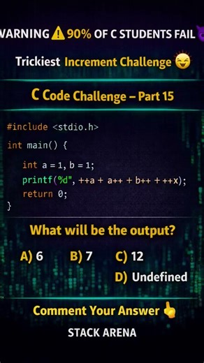 ⚠️ 90% of students fail this challenge! 😈If you really understand C Programming Language