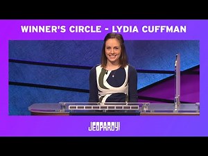 Jeopardy! Teachers Tournament - Winner's Circle - Lydia Cuffman | JEOPARDY!