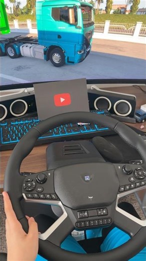 MAN Truck POV 🔥 Driving with HORI Wheel | ETS2 #ETS2 #TruckDriving