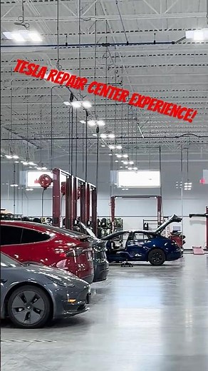 Tesla Service Center First Experience! #tesla #repair #modely