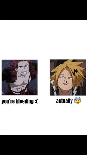 Kaminari and kirishima core 😋 #stupidvideos #mha #funny #anime