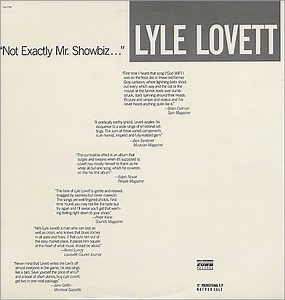 Lyle Lovett - Not Exactly Mr. Showbiz