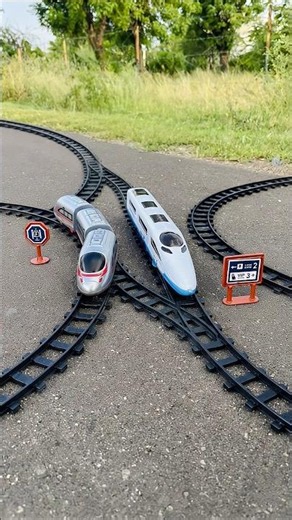 RC Electric Train vs Japanese Bullet Train Toy Unboxing 🚄
