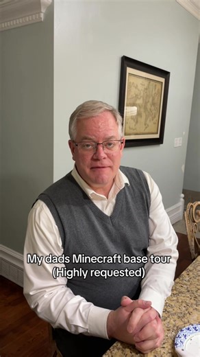 Minecraft tour as requested by big Andy⛏️ lmk if he should make a TikTok account #fyp #dad #minecraft #tour #viral @Minecraft