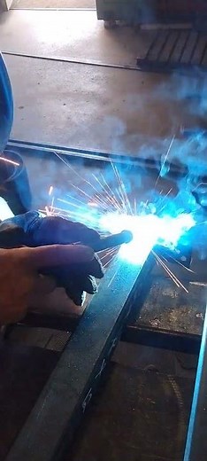 Welding Brackets for Storage Rack #shorts #shortsvideo