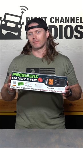 Meet the ultimate handheld CB radio: compact, rechargeable, and powerful. With external antenna connectivity and DC power options, it's perfect for both in-vehicle and portable use. Discover practical features at their best with the President Randy II. #cbradio, #truckmods, #radiotips, #offroadlife Do you need help building your setup? https://www.rightchannelradios.com/pages/contact-us Upgrade your gear here: https://www.rightchannelradios.com/collections/radios Extend your range with our anten