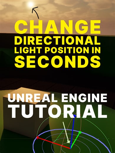 CHANGE DIRECTIONAL LIGHT POSITION IN SECONDS in Unreal Engine#unrealengine #ue #gamedev #indiedev #fyp Easily update the sun / directional light in your Unreal Engine project with these keybindings.