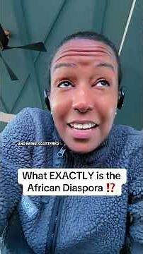 What EXACTLY is the African diaspora⁉️