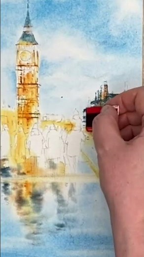 How To Paint People & Buildings in Watercolour