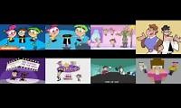 Mix of 8 videos from youtube : fairly oddparents intros
