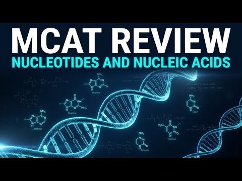 Nucleotides & Nucleic Acids Explained for MCAT | DNA, RNA, Structure