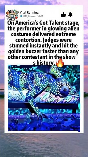 Alien contortion show, fastest golden buzzer #memes