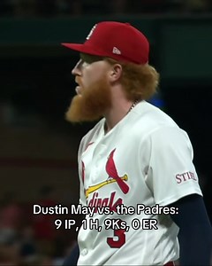 Cardinals vs. Padres: Dustin May’s Dominant Night in St. Louis