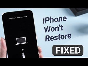 The iPhone Could Not Be Restored An Unknown Error Occurred Fix