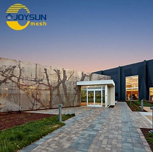 [Hot Item] Aluminum Sheet Building Material Facade Cladding Facade Modern Exterior Decorative Building Metal Wall Perforated Panel