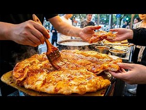 Incredible 10-Layer Crispy Flatbread! Fresh Street Food in China!