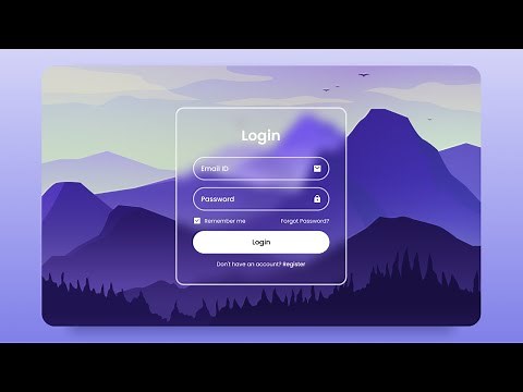 Login Form Using HTML & CSS