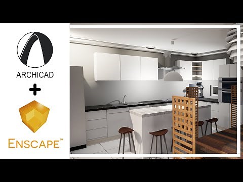 Enscape + Archicad 22. Realistic renders for architectural projects.