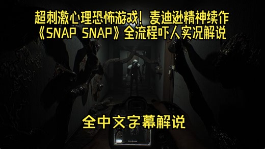 【中字】超刺激心理恐怖游戏！麦迪逊精神续作《SNAP SNAP》全流程吓人实况解说