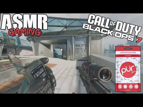 ASMR Gaming 😴 Call Of Duty BO7 Playing On New Maps 💤 Relaxing Soft Whispering + Gum Chewing 🎮