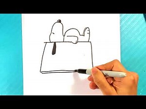 How to Draw SNOOPY from PEANUTS