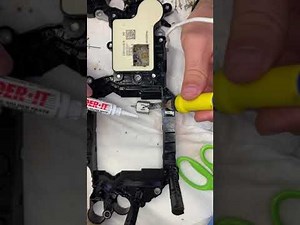 Welding soldering on steel alloy for mercedes cvt b200 transmission valve body sensor rpm error