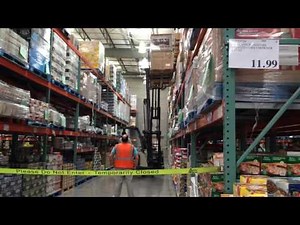 Costco forklift driver saves the day